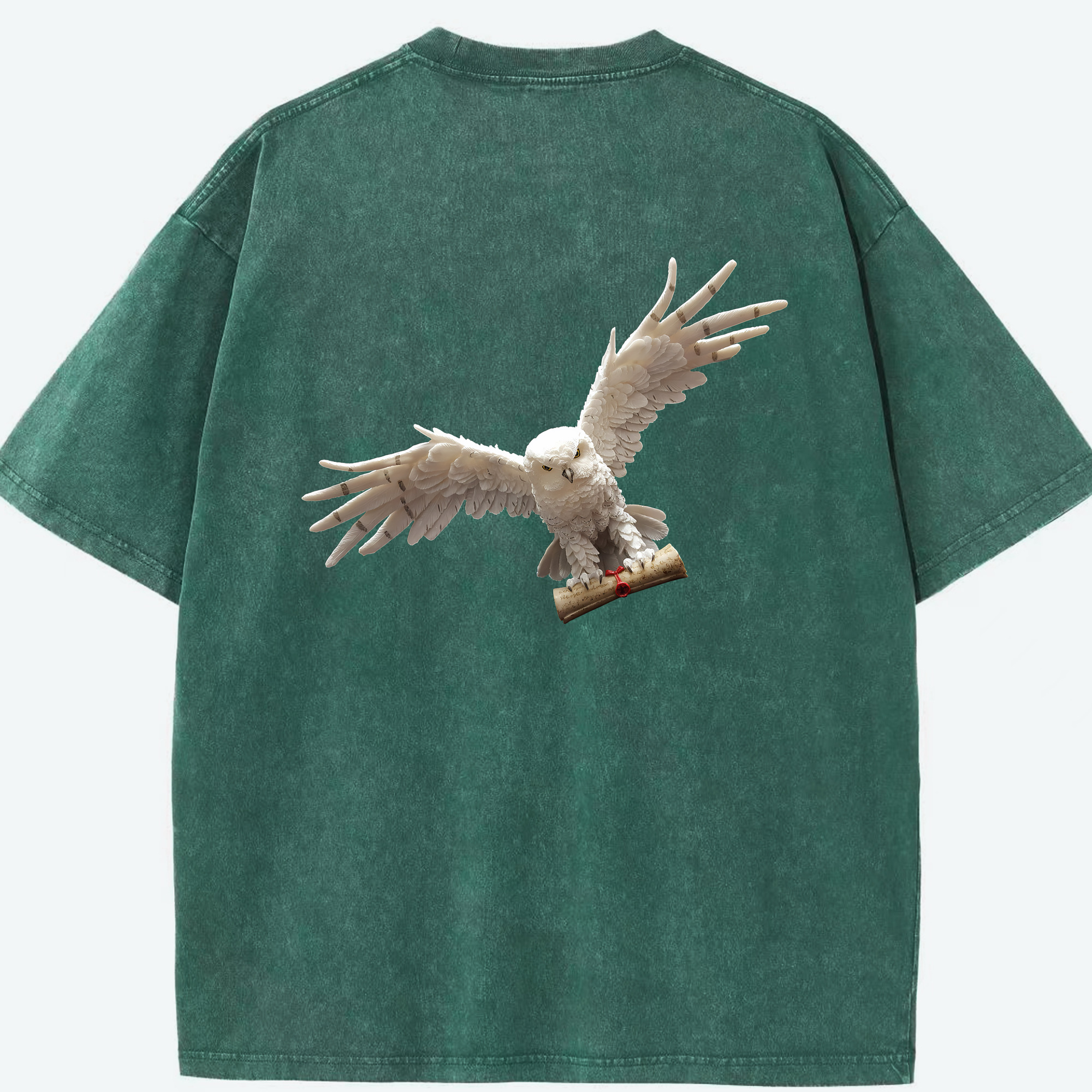 （画像用） Harry Potter ハリー・ポッターシリーズ 綿100% ヴィンテージ風 半袖Tシャツ（背面プリント）